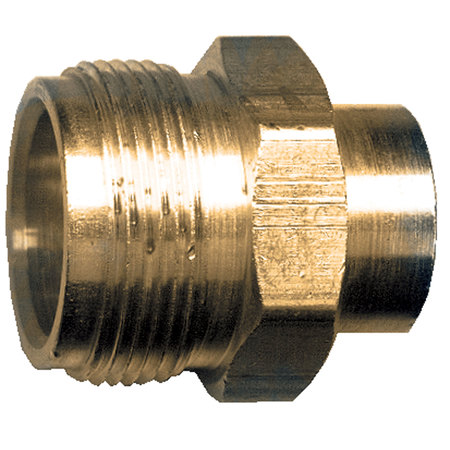 JR PRODUCTS JR Products 07-30145 Cylinder Thread Adapter - Male 1"-20 Cylinder Thread x 1/4" FPT 07-30145